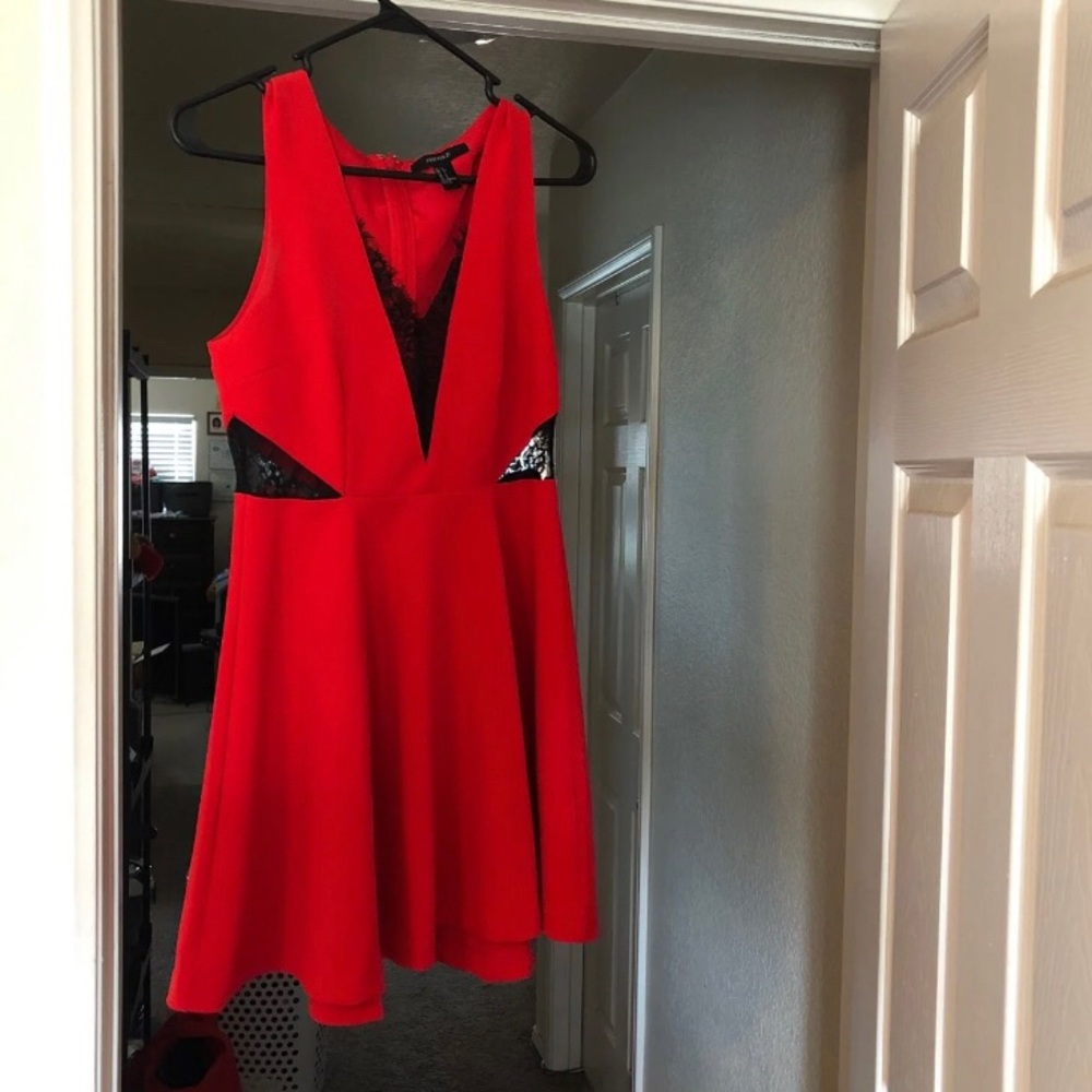 Red dress